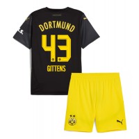 Maglie da calcio Borussia Dortmund Jamie Bynoe-Gittens #43 Seconda Maglia Bambino 2024-25 Manica Corta (+ Pantaloni corti)